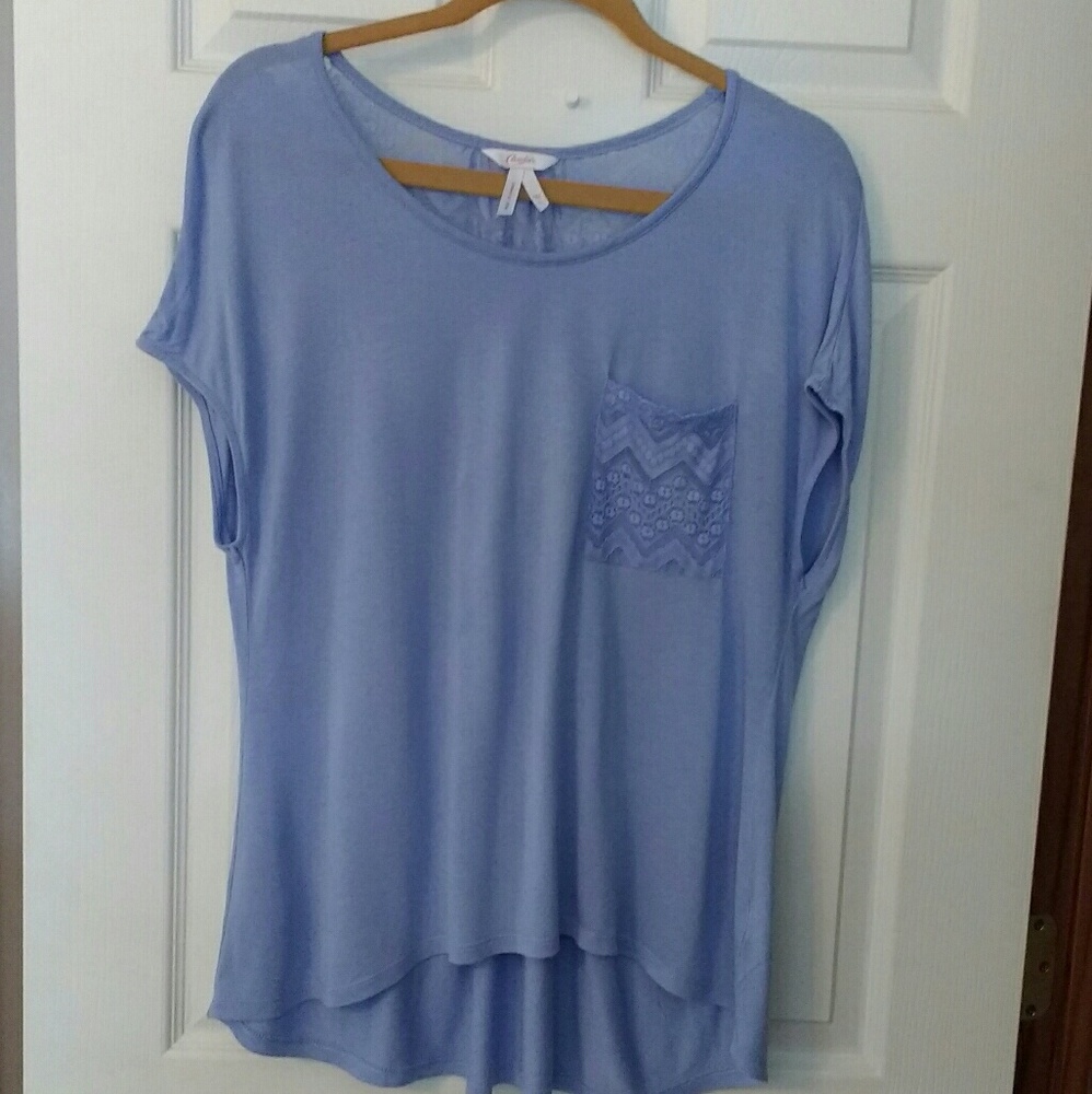 Candies Lace Inset Top